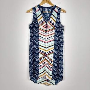 💥 Xhilaration Tribal Print Sleeveless Tunic Dress